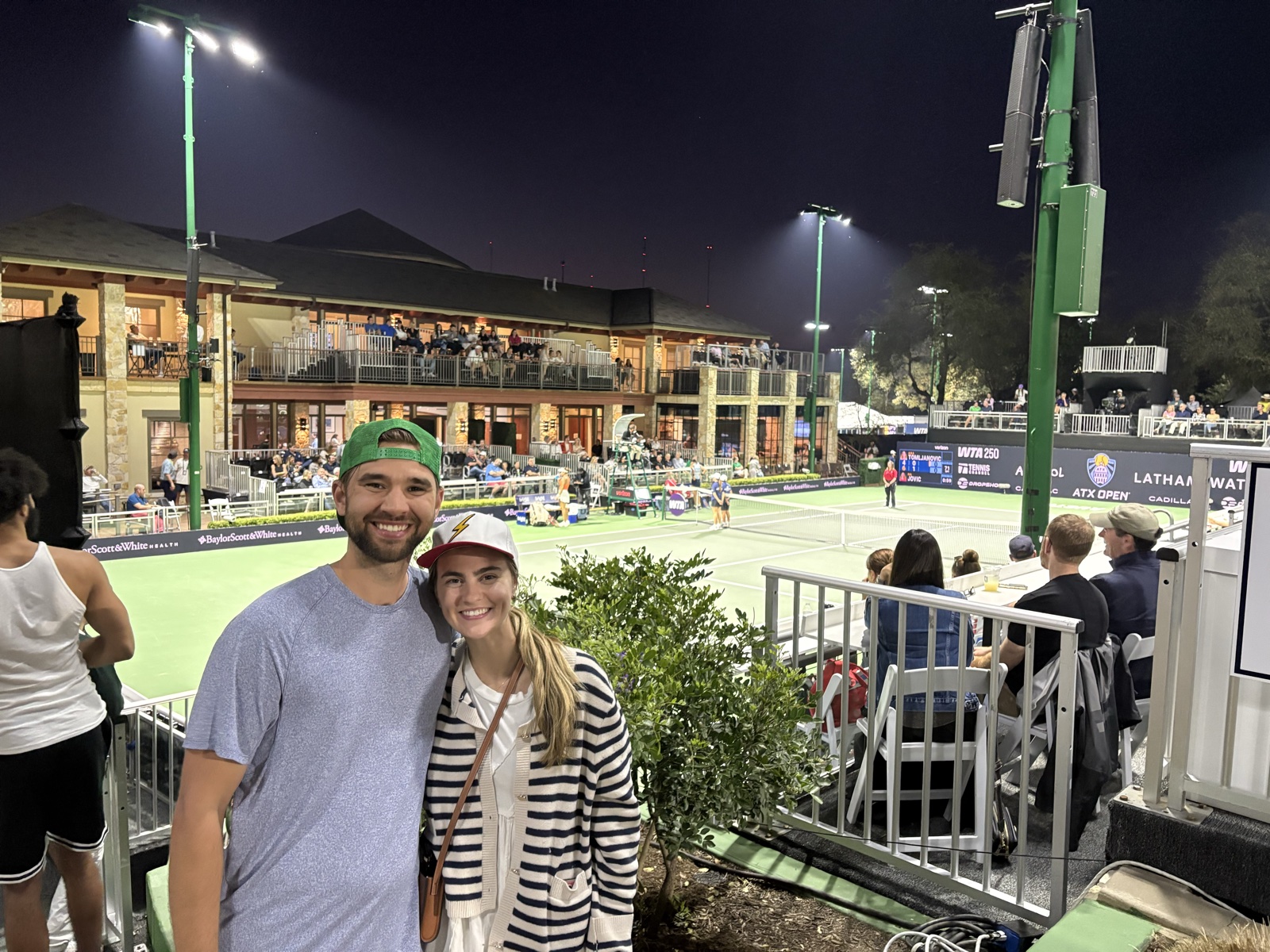 Brian and Grace Martin — founders of Brighton Tennis Club
