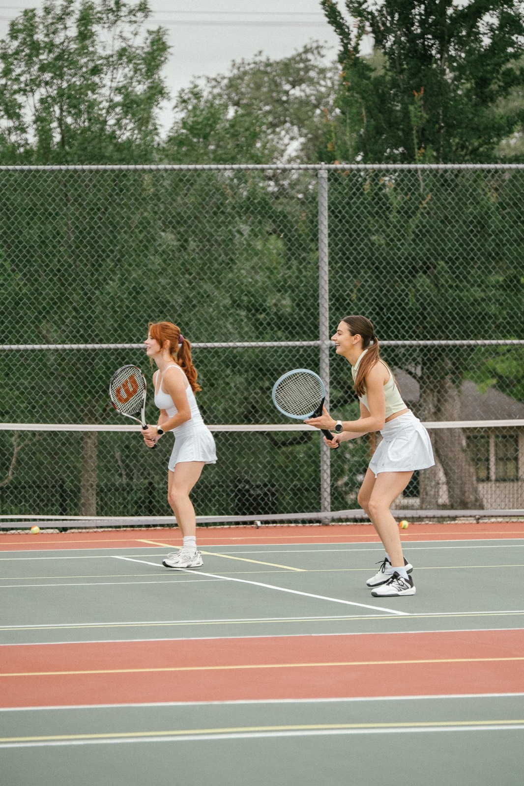 Brighton Tennis Club members on the court
